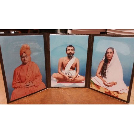 Holy Trio Photographs -Ramakrishna - Holy Mother- Vivekananda