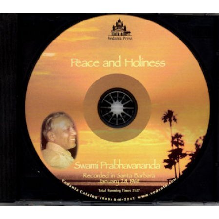Peace abe Holiness by Sw. Prabhavananda