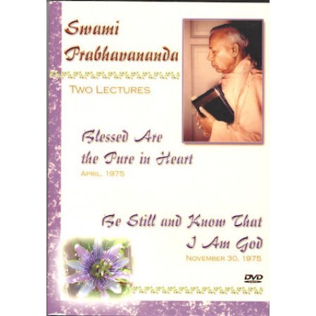 Swami Prabhavananda: Two Lectures DVD