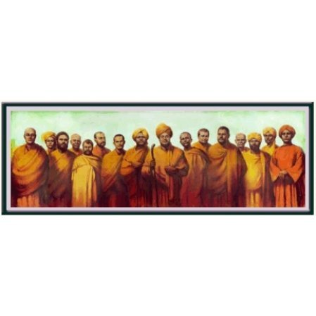 Group Portrait of all the Monastic Disciples of Sri Ramakrishna