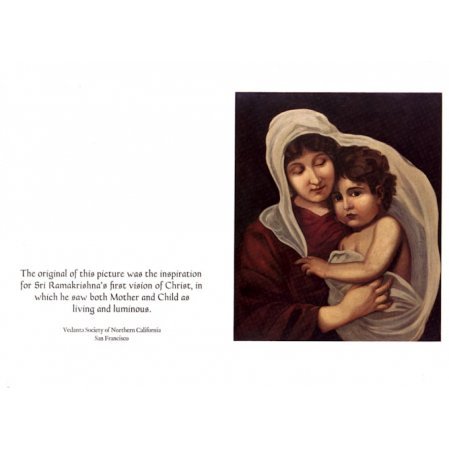 Madonna and Child greeting card