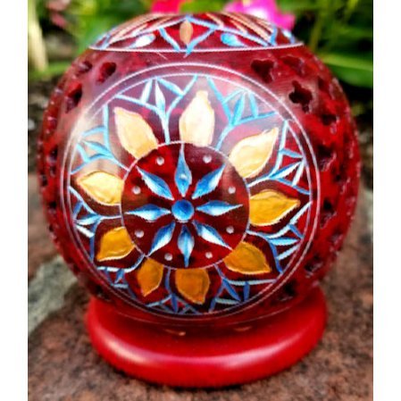 Red Sandstone Incense Burner