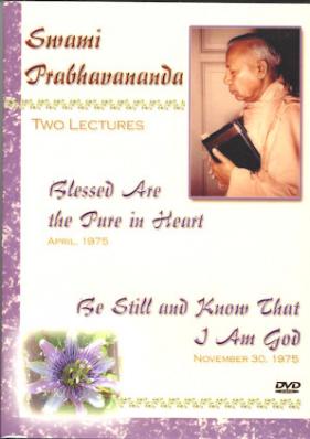 Swami Prabhavananda: Two Lectures DVD