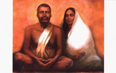 Ramakrishna/Holy Mother Color Photograph TX5 