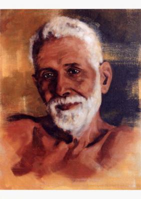 Ramana Maharshi Color Photograph TX8