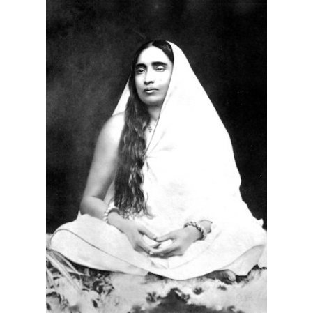 Sarada Devi photo, The Holy Mother, Shrine Pose S-1 Sarada Devi photo, The Holy Mother, Shrine Pose S-1