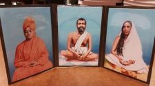 Holy Trio Photographs -Ramakrishna - Holy Mother- Vivekananda