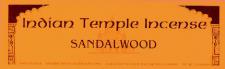 Sandalwood Classic Incense: (Indian Temple Brand)