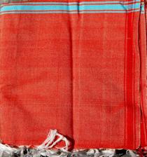 Reddish Simple Cotton Shawl