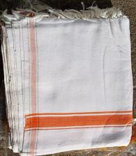 white simple cotton shawl